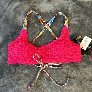 bright knitted swim top
size S-L